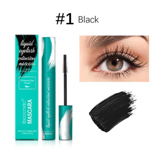 Prosperar rímel preto rímel à prova dwaterproof água líquido natural grosso onda de secagem rápida fibra base lash profissional feminino compõem